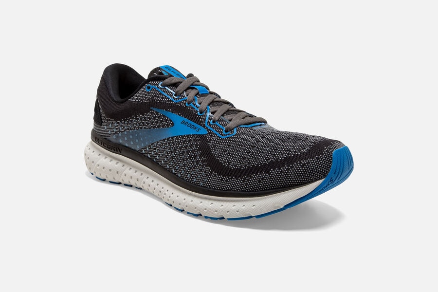 Brooks Glycerin 18 Road Löparskor Herr - Svarta/Blå - 4109-ERVBY